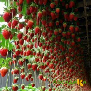 Клубника ампельная Анастасия купить по цене от 370р. в интернет-магазине «Посадика» с доставкой почтой в в Южно-Сахалинске и по всей России – [изображение №1].